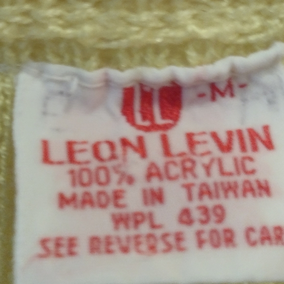 Leon Levin cardigan size M - Picture 5 of 7